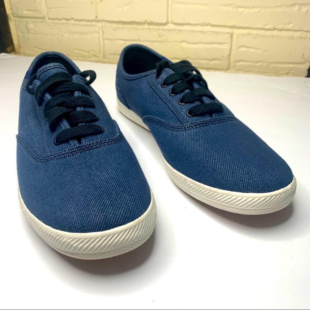 Mens Keds Champion Denim Blue Sneakers New